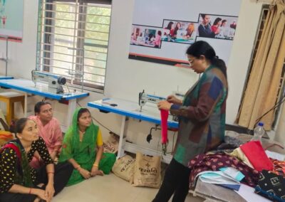 Bhavini Parikh training women at Bunko Junko