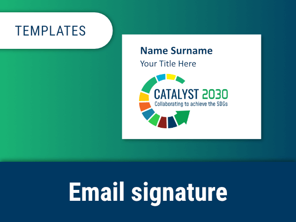 Catalyst 2030 email signature