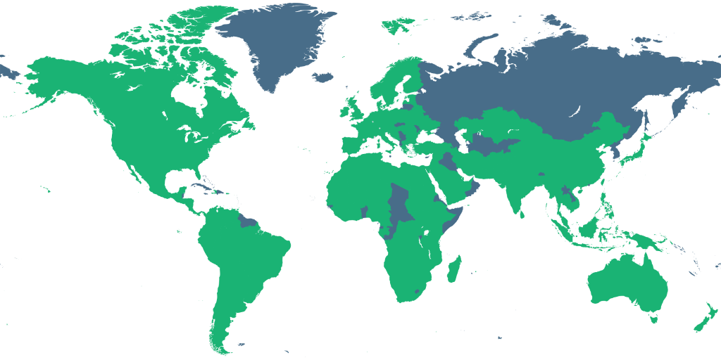 Catalyst 2030 footprint on 2023-09-04 - 128 countries