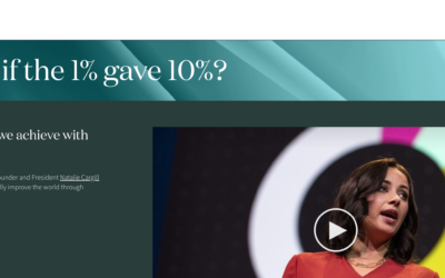 A Bold Vision for Philanthropy: What if the 1% donates 10%