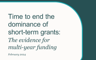 Time to End the Dominance of Short-term Grants