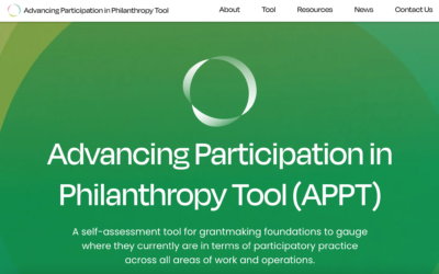 Advancing Participation in Philanthropy Tool (APPT)