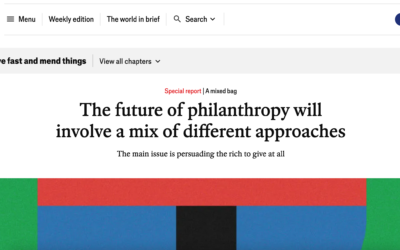 The Economist: The future of philanthropy will involve a mix of different approaches