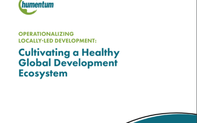 Humentum: Cultivating a healthy Global development system