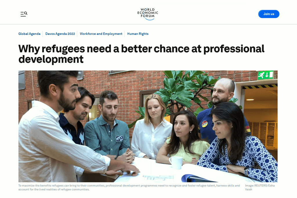 Why refugees need a better chance at professional development